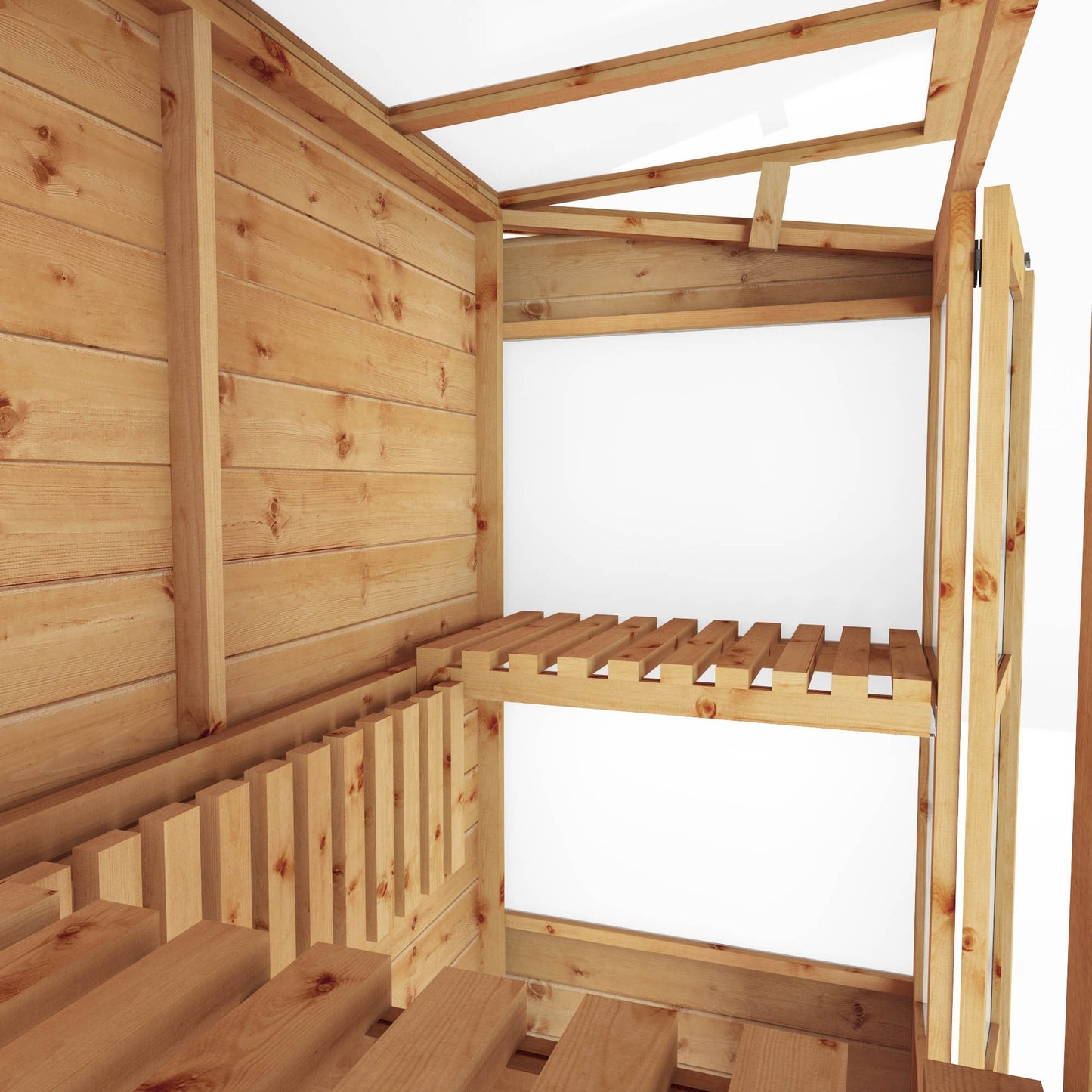 Mercia 6 x 3 Traditional Tall Wall Greenhouse