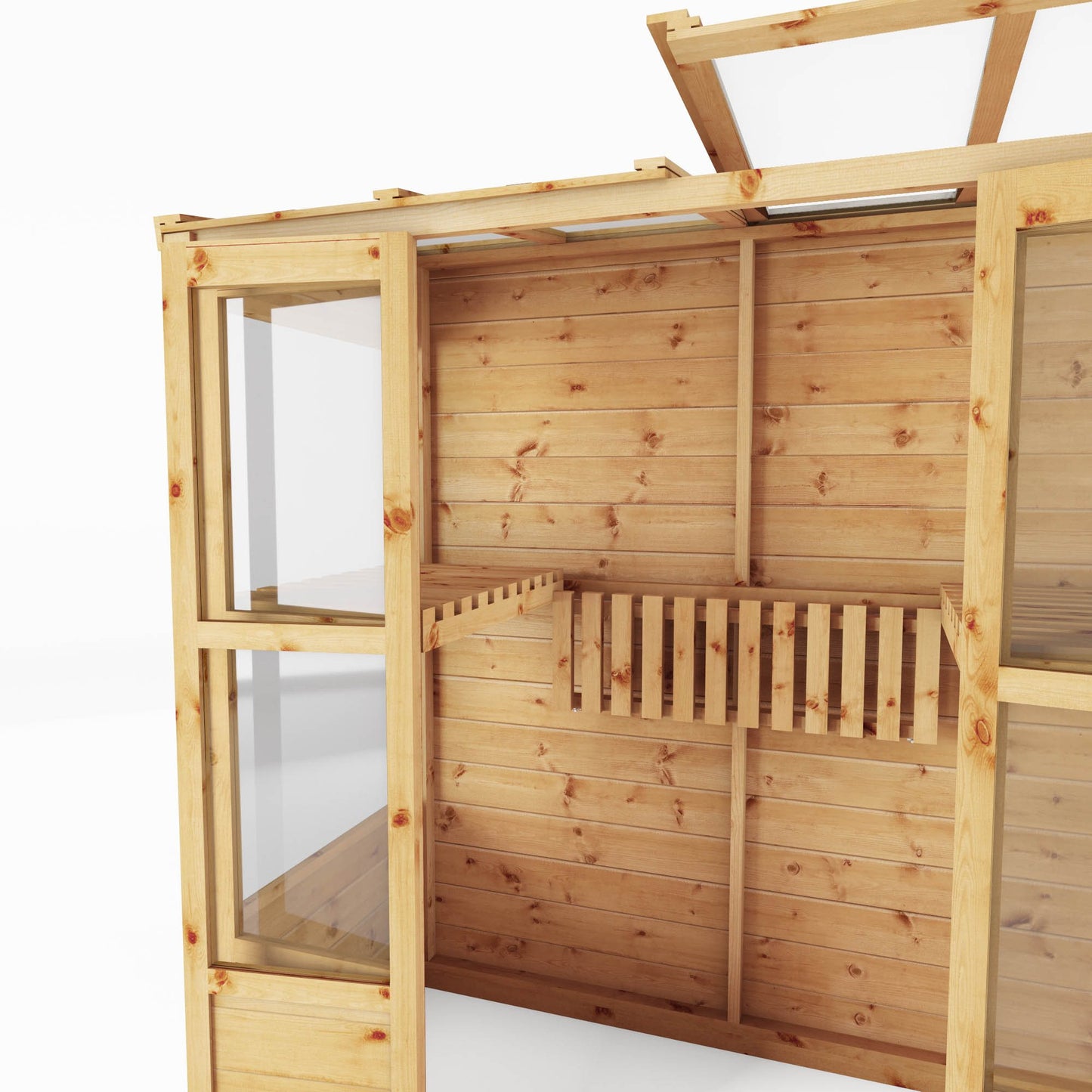 Mercia 6 x 3 Traditional Tall Wall Greenhouse
