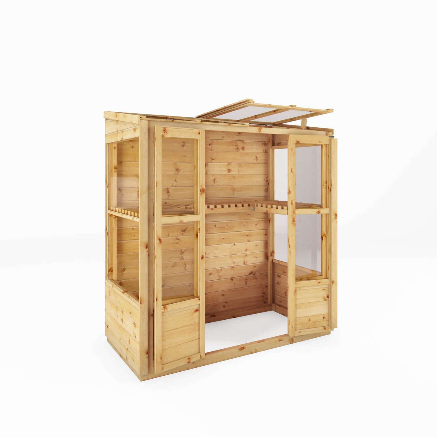 Mercia 6 x 3 Traditional Tall Wall Greenhouse