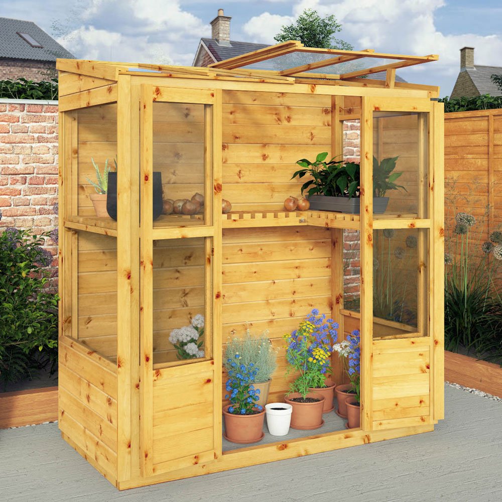 Mercia 6 x 3 Traditional Tall Wall Greenhouse