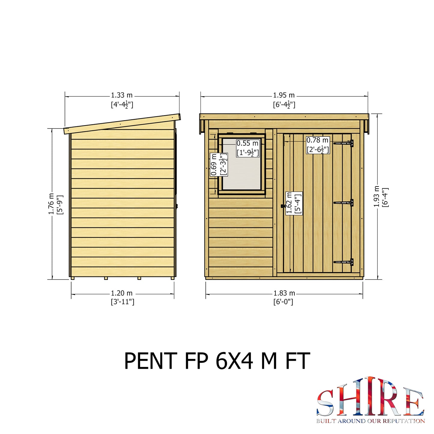 Shire Pent 6 x 4