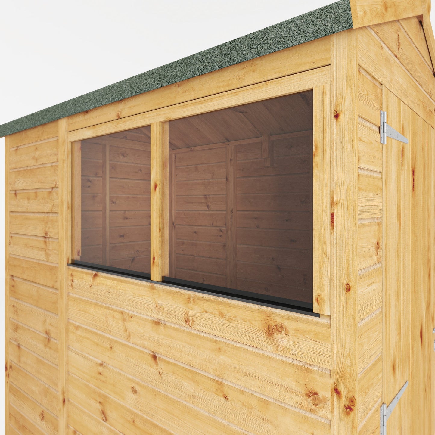Mercia 6x4 Woodsman Shiplap Apex - Styrene