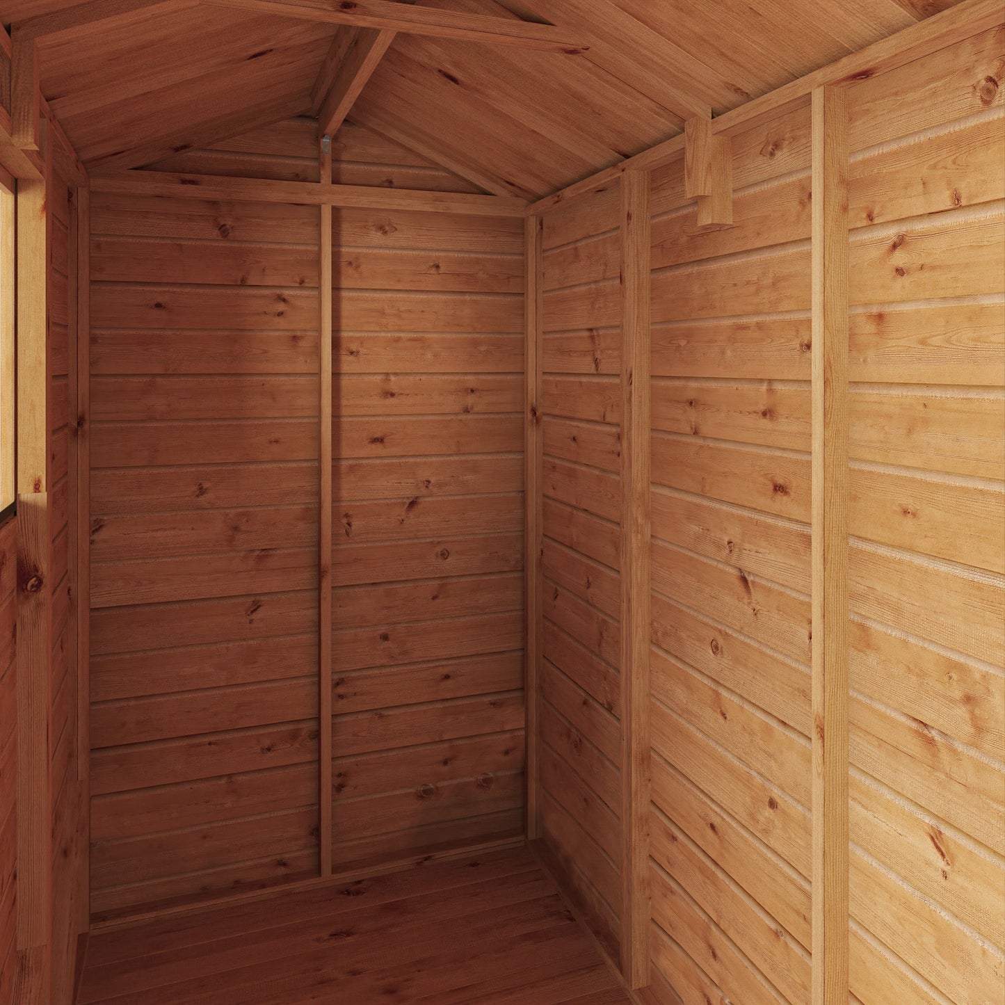 Mercia 6x4 Woodsman Shiplap Apex - Styrene