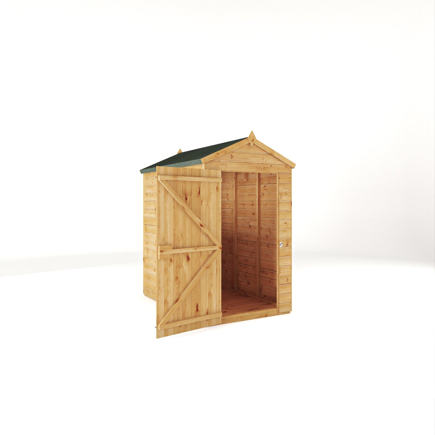 Mercia 6x4 Woodsman Shiplap Apex - Styrene