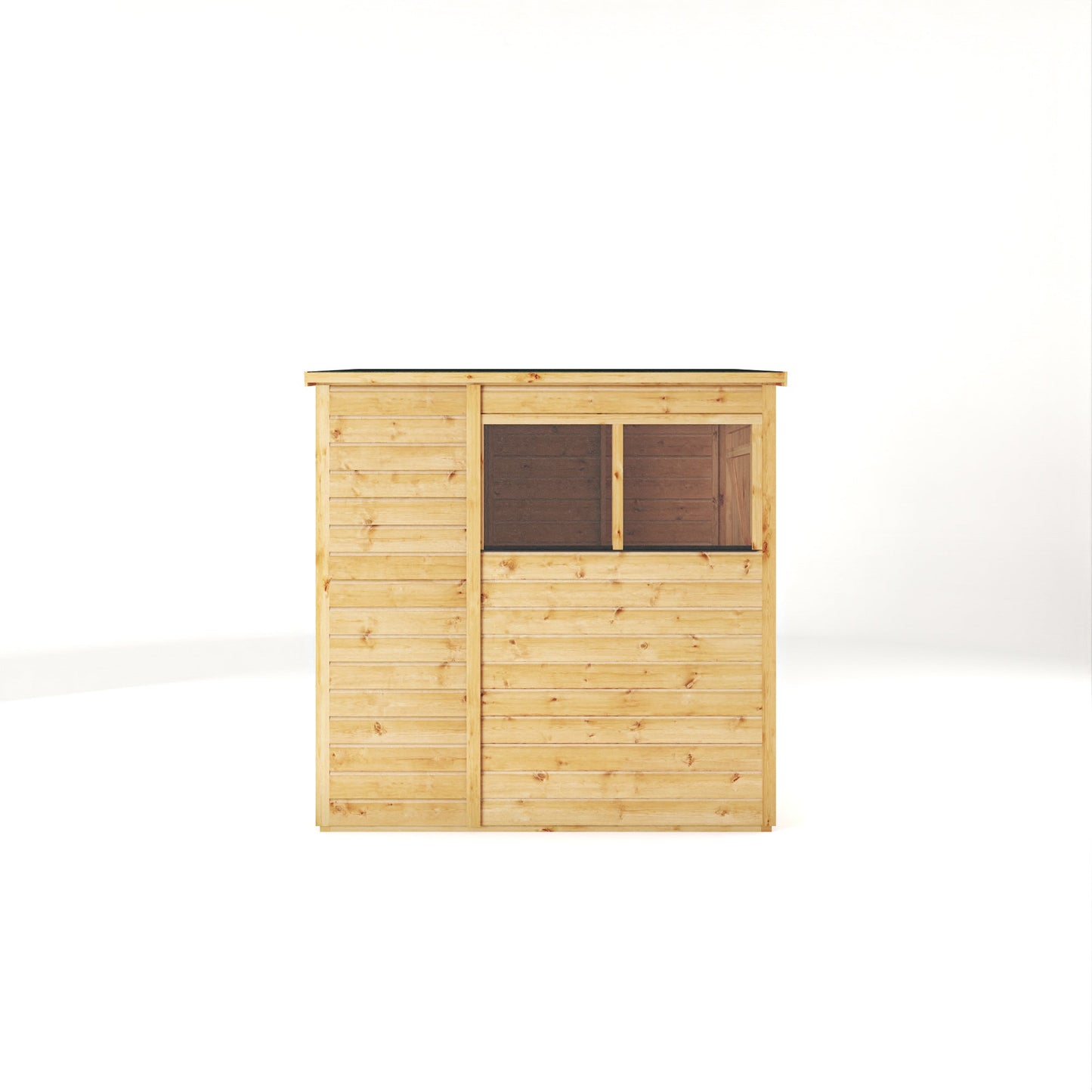 Mercia 6x4 Woodsman Shiplap Pent - Styrene