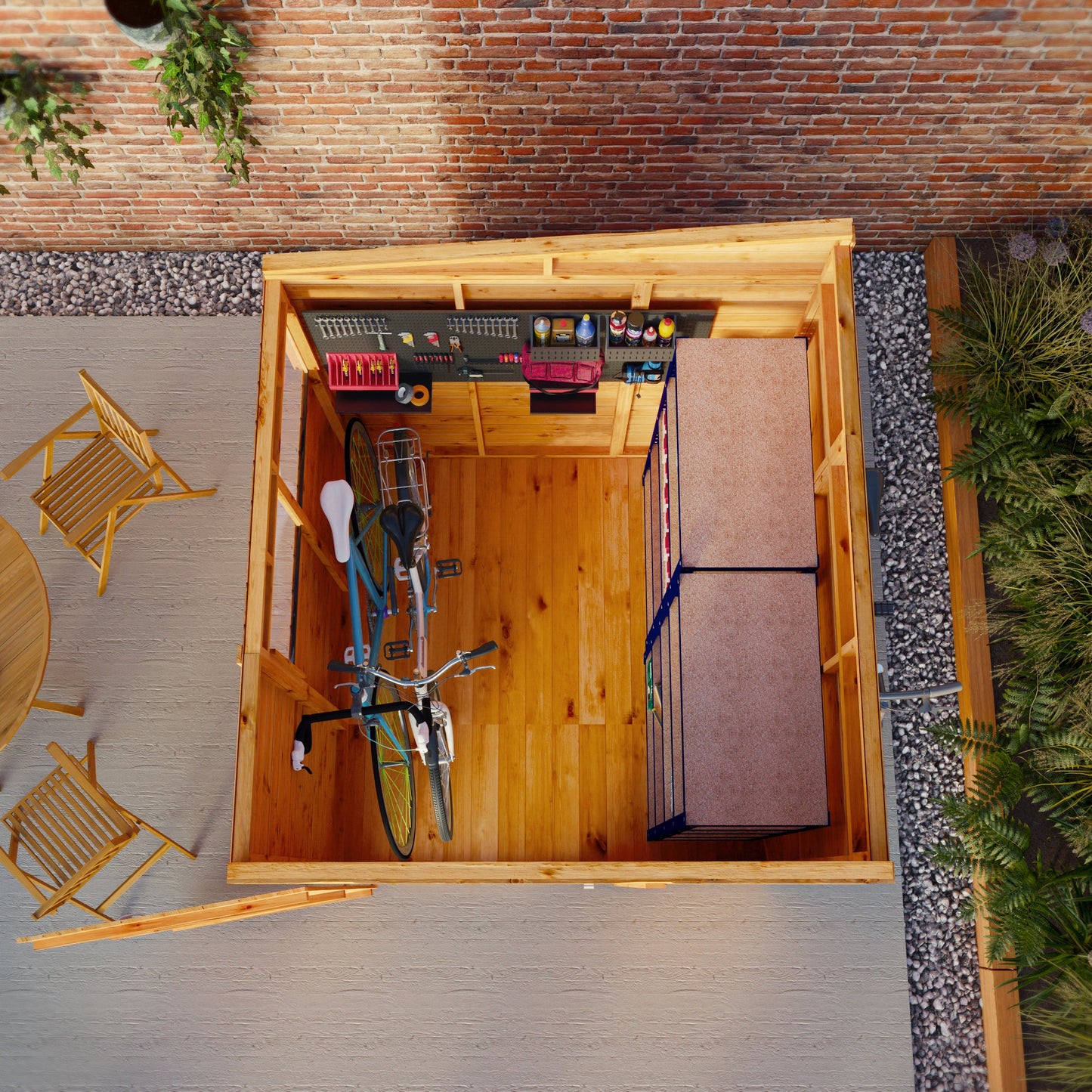 Mercia 6x6 Woodsman Shiplap Pent - Styrene