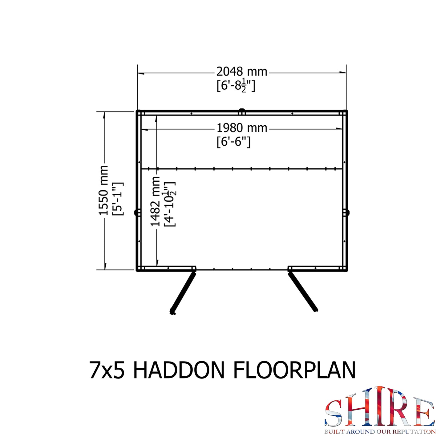 Shire Haddon 7 x 5