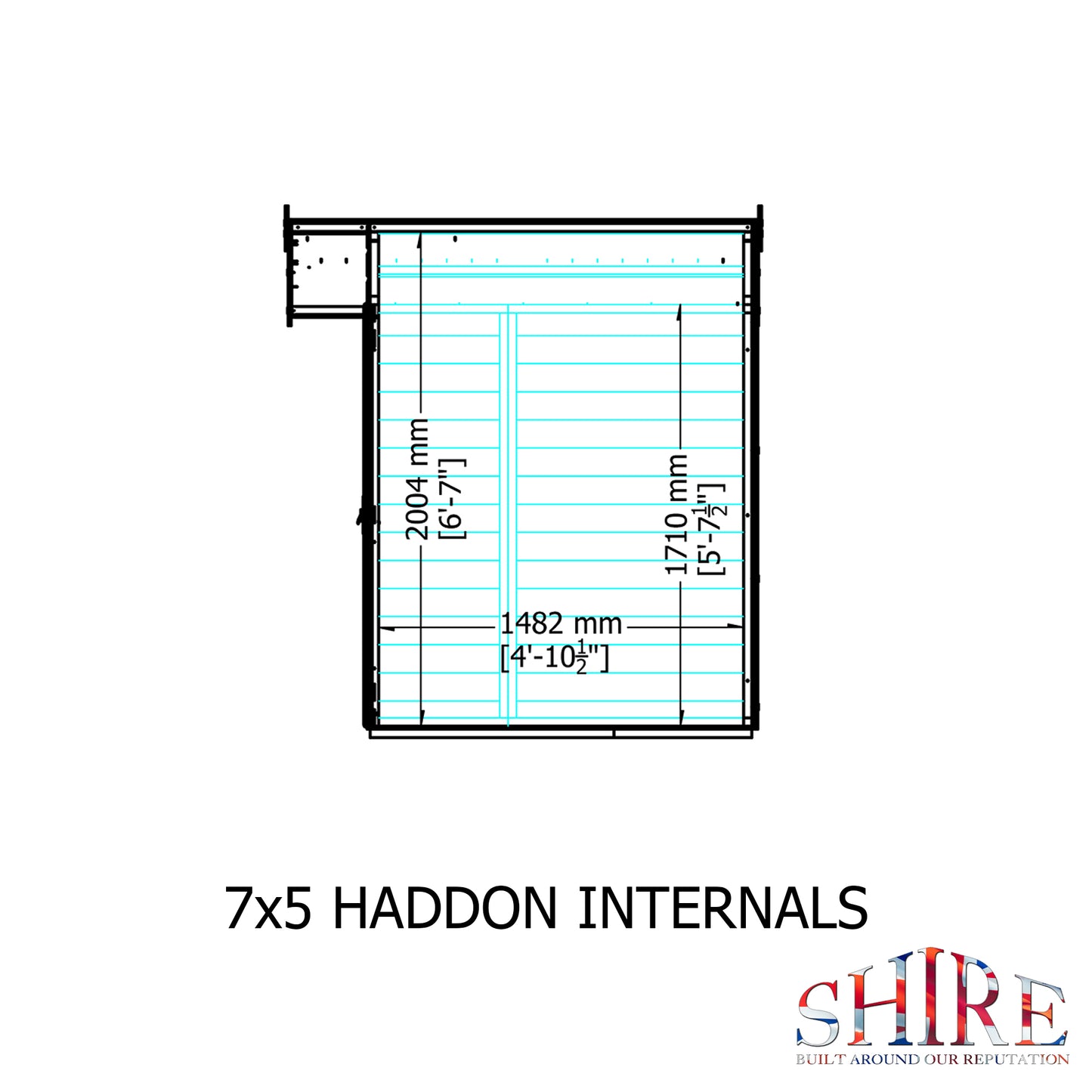 Shire Haddon 7 x 5