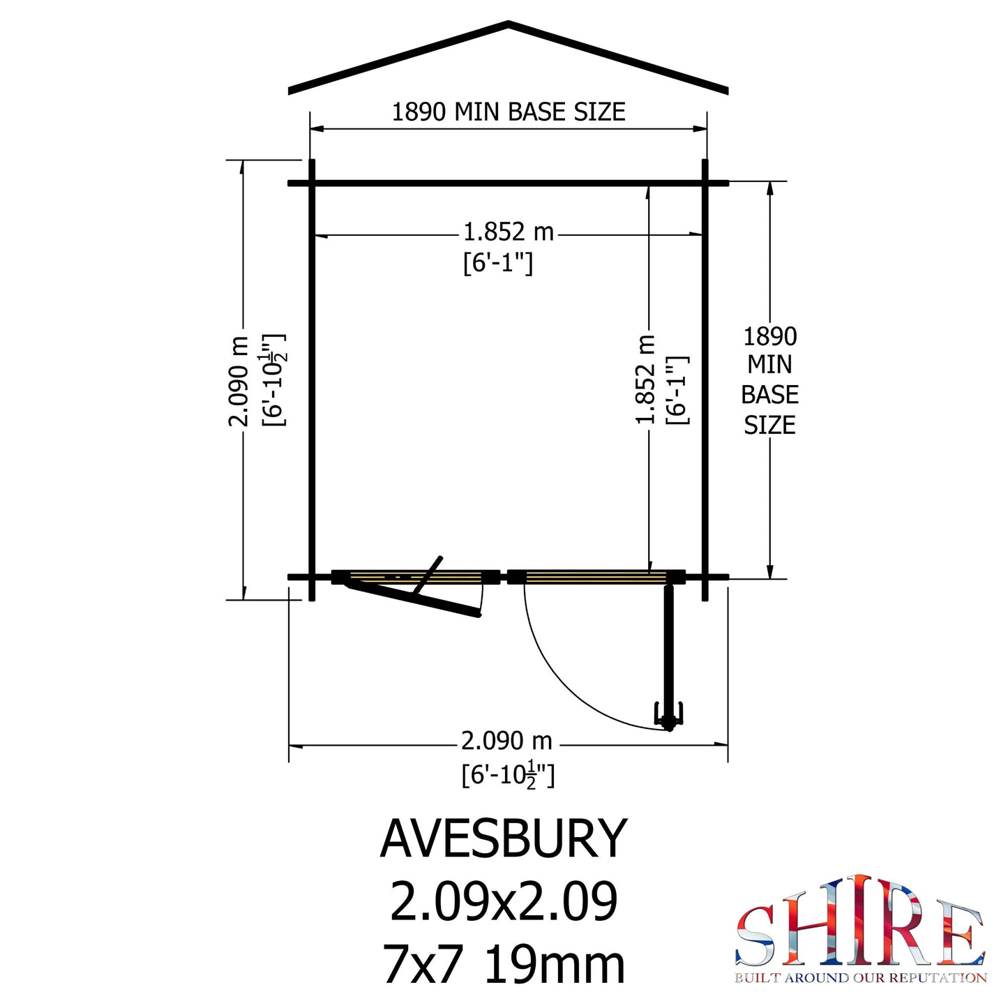 Shire Avesbury(Pembrook) 7x7