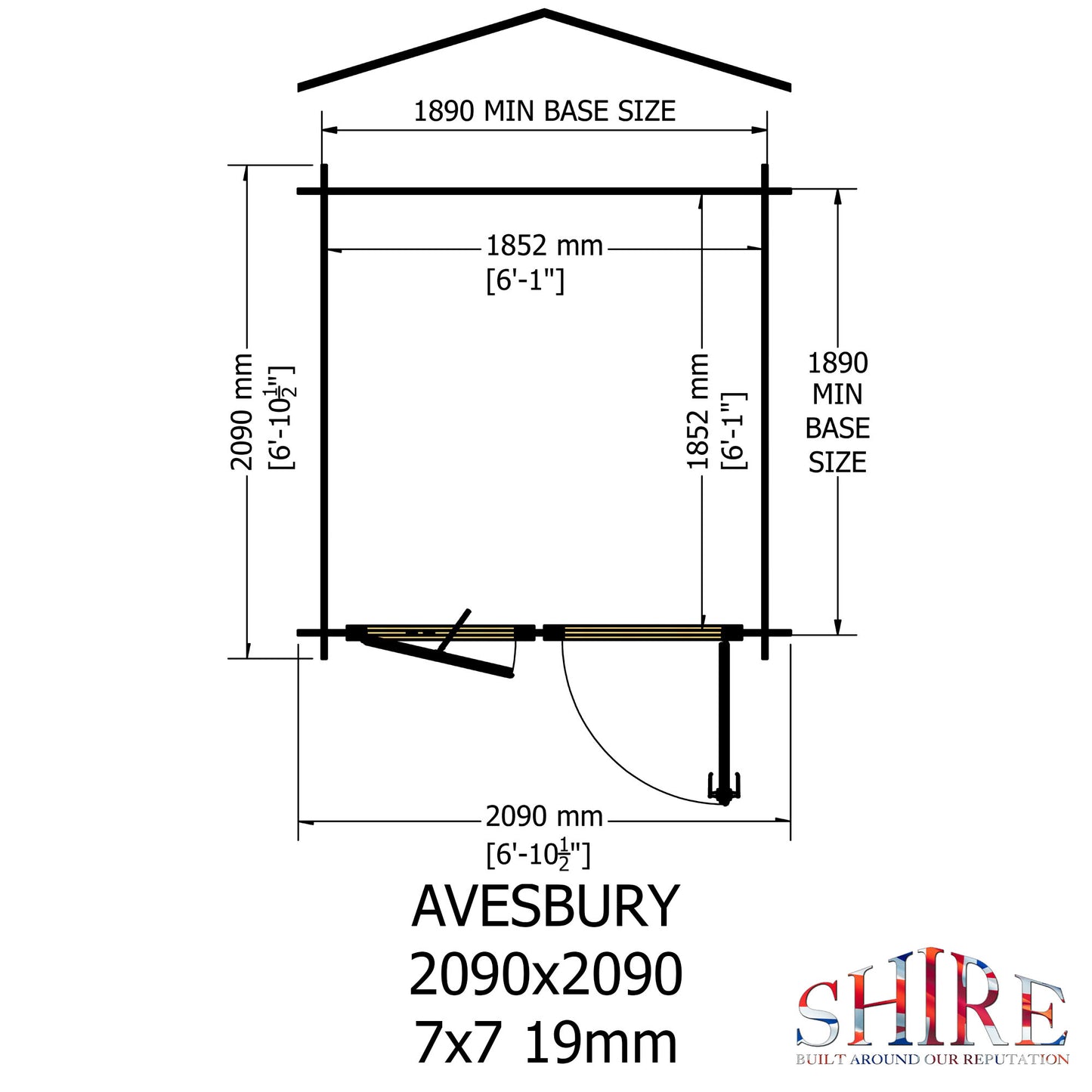Shire Avesbury(Pembrook) 7x7