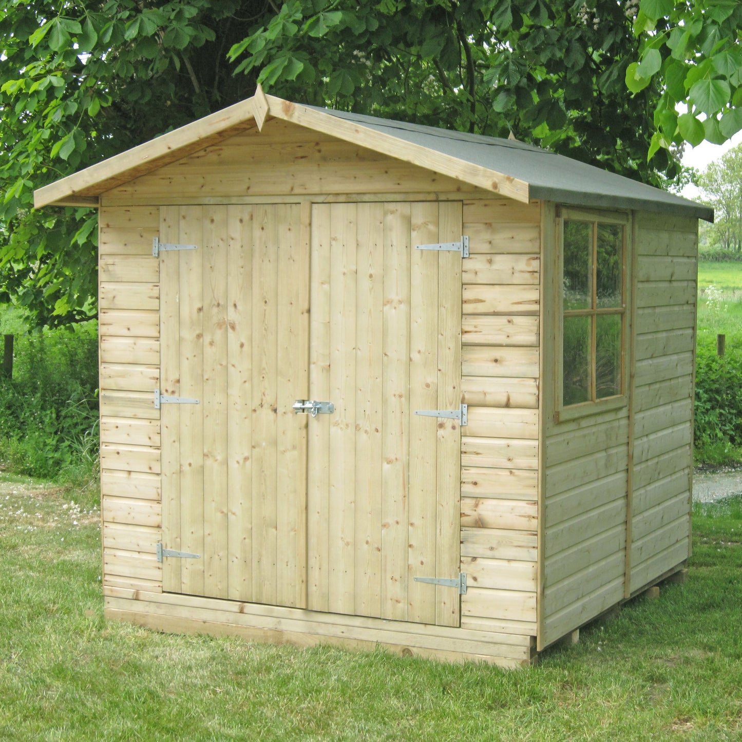 Shire Alderney Pressure treated 7x7 Double Door