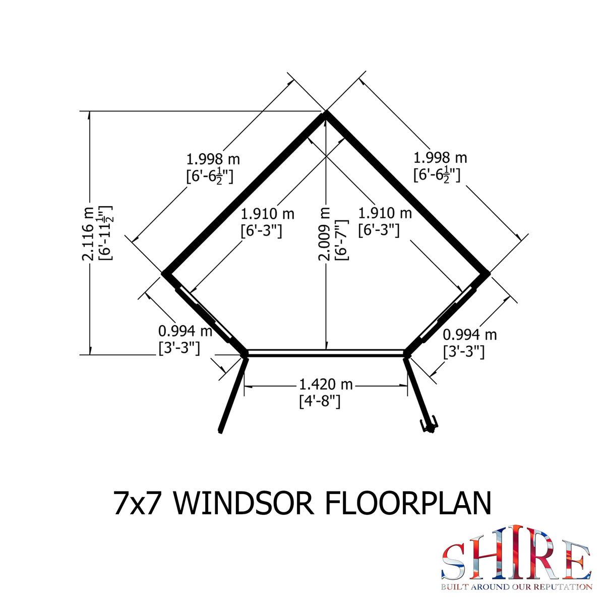 Shire Windsor 7x7 Shiplap