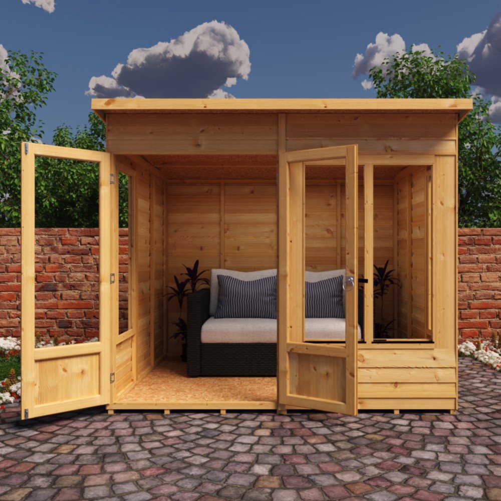 Shire Alora 8x6 Pent Sumerhouse