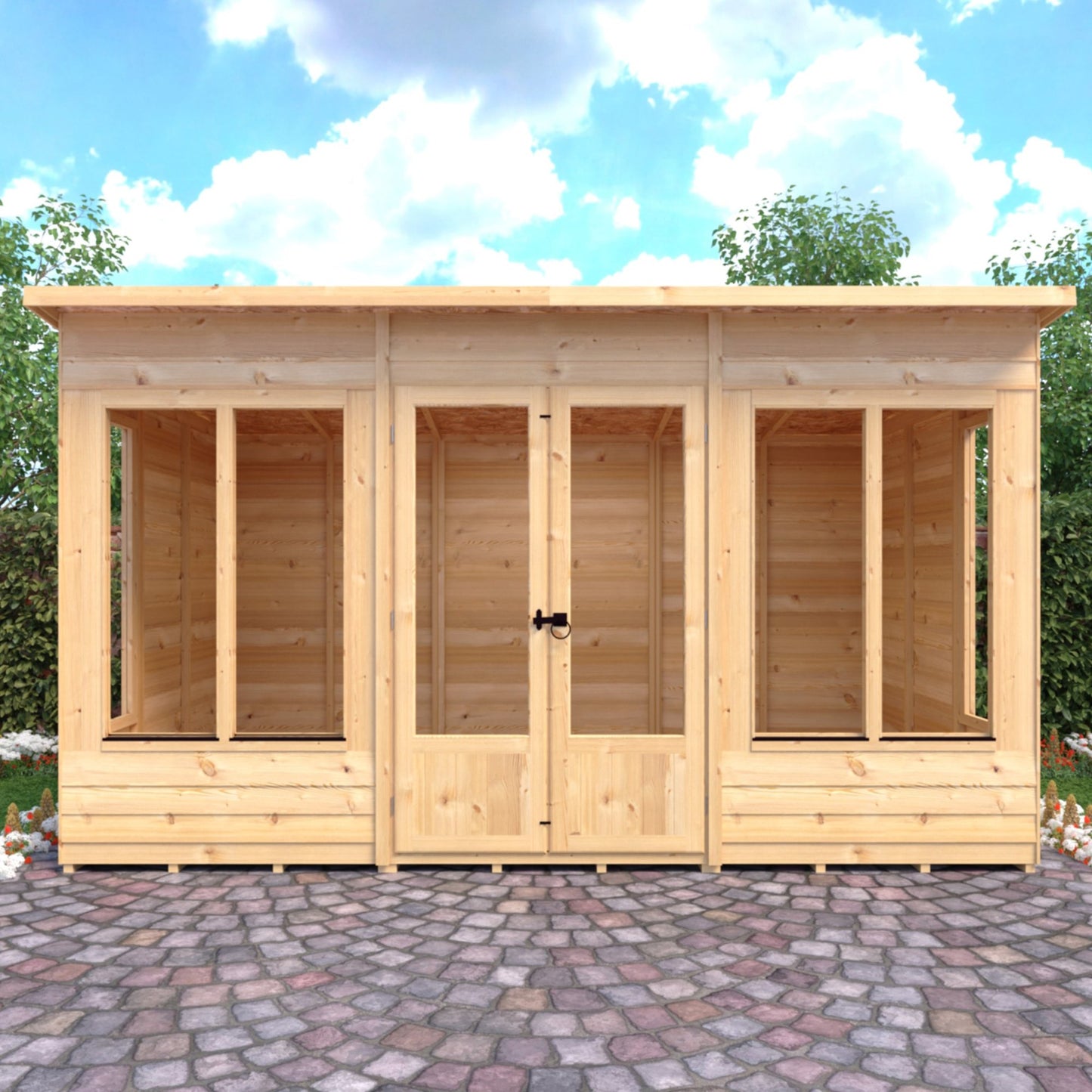 Shire Alora 12 x 6 Pent Summerhouse