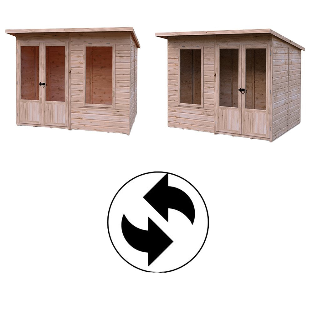 Shire Peony 8 x 6 Pent Summerhouse