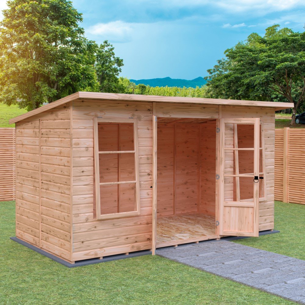 Shire Dahlia 12 x 6 Pent Summerhouse