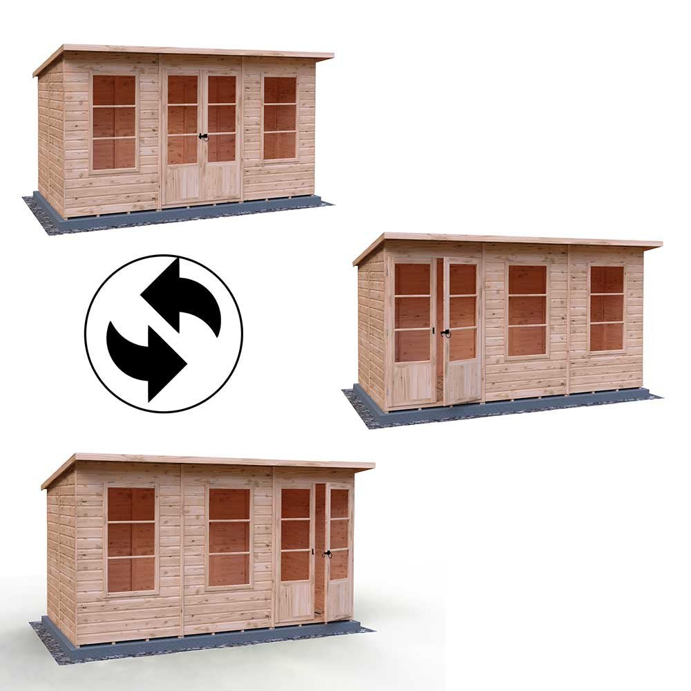 Shire Dahlia 12 x 6 Pent Summerhouse