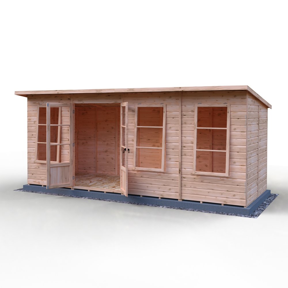 Shire Dahlia 16 x 6 Pent Summerhouse