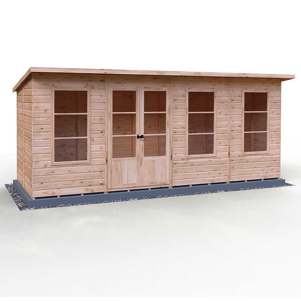 Shire Dahlia 16 x 6 Pent Summerhouse