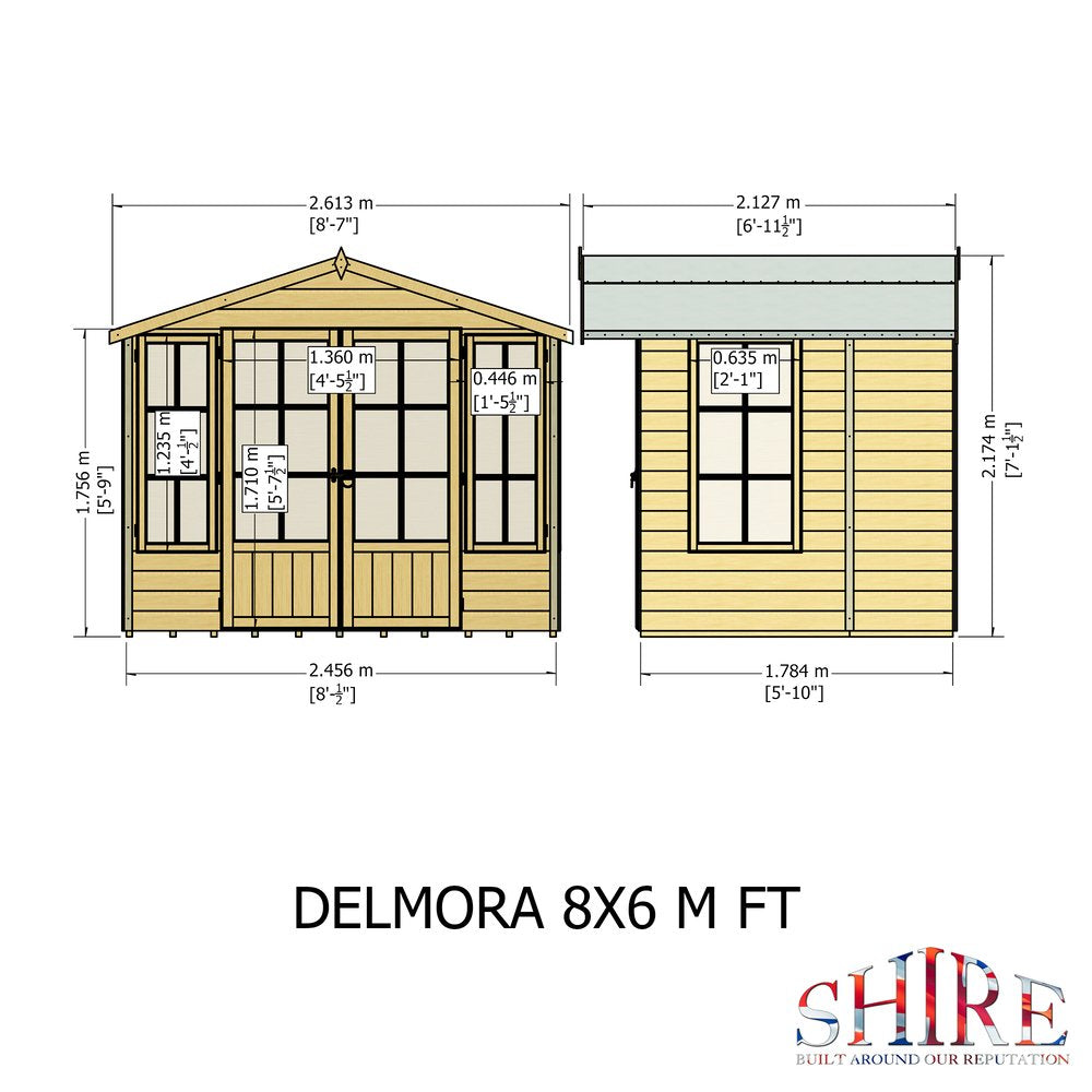 Shire Delmora 8x6