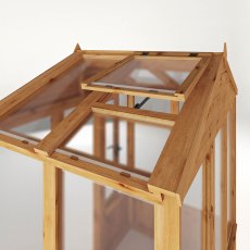 Mercia 6 x 4 Woodsman Apex Greenhouse - Polycarbonate
