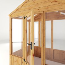 Mercia 6 x 4 Woodsman Apex Greenhouse - Polycarbonate