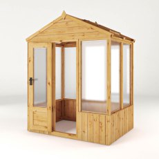 Mercia 6 x 4 Woodsman Apex Greenhouse - Polycarbonate