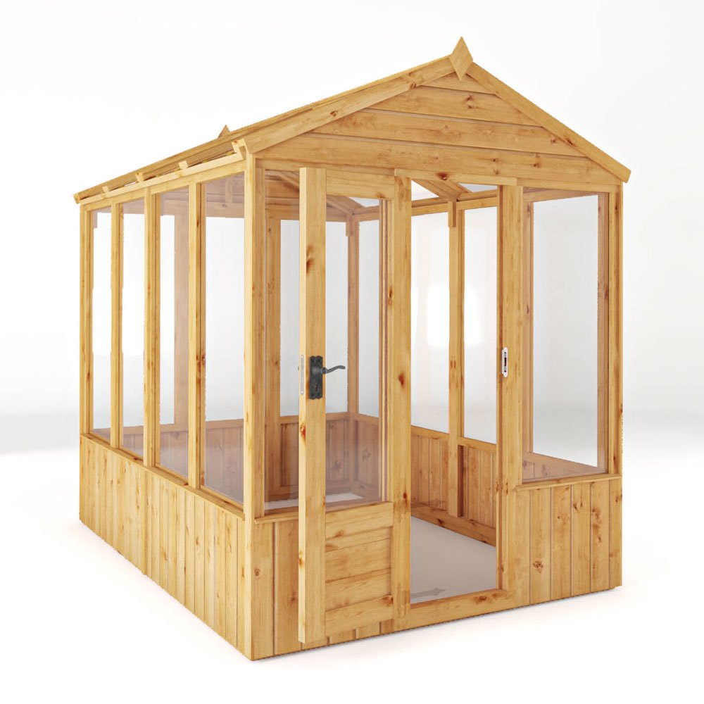 Mercia 8 x 6 Woodsman Greenhouse Premium Base