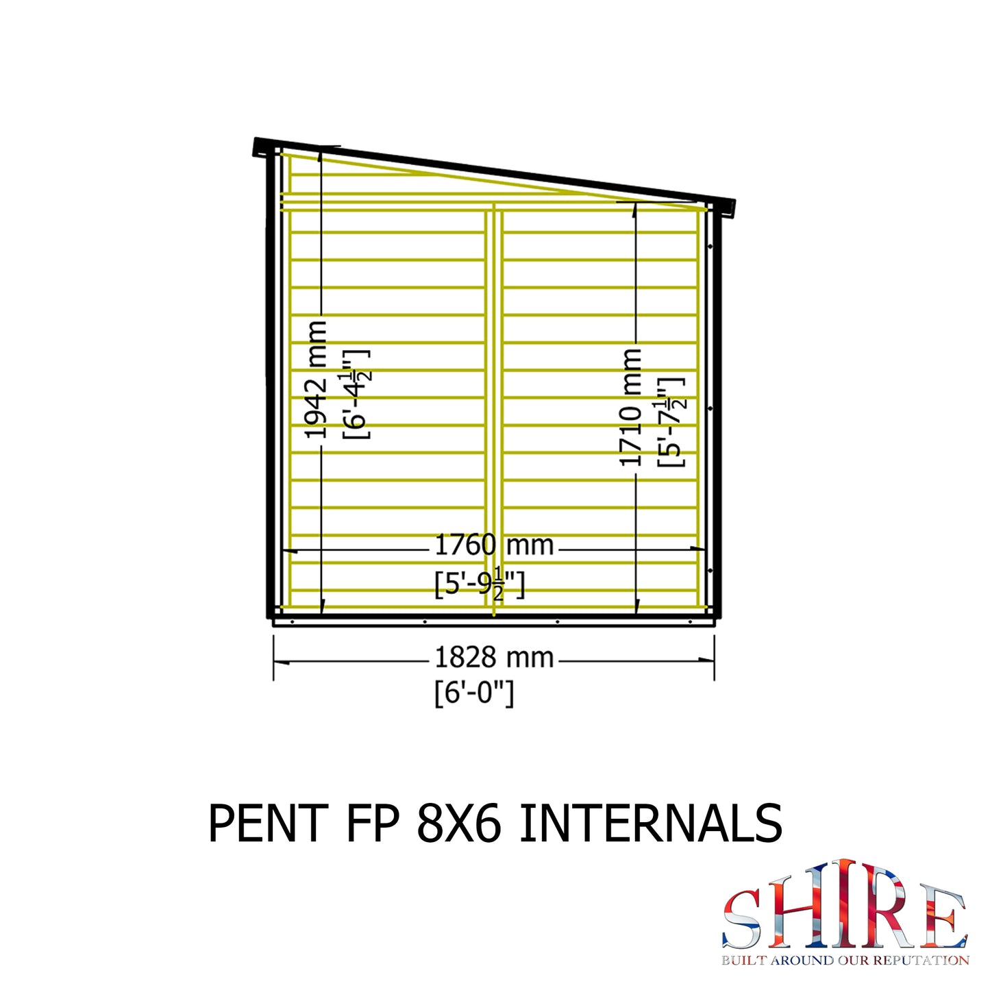 Shire Pent 8 x 6