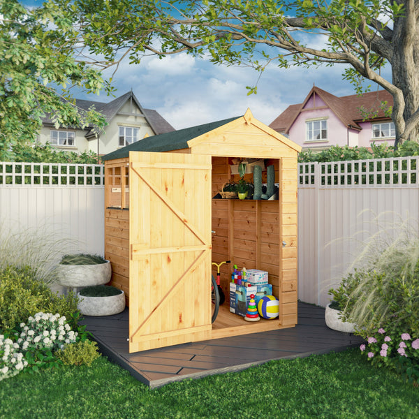 Mercia 8x4 Woodsman Shiplap Apex - Styrene