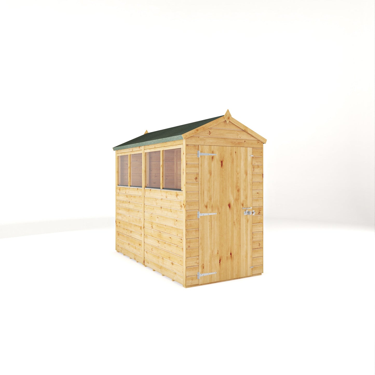 Mercia 8x4 Woodsman Shiplap Apex - Styrene