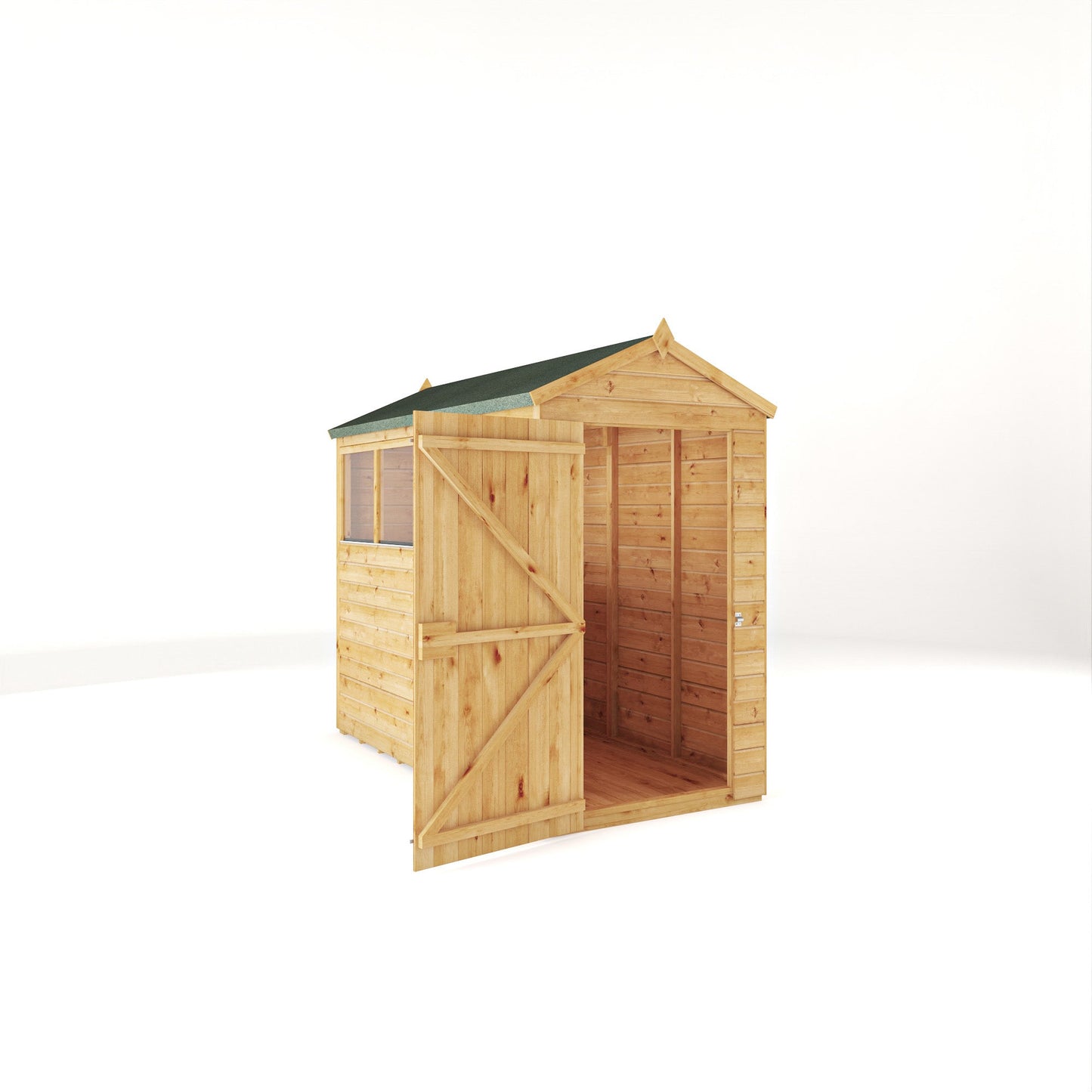 Mercia 8x4 Woodsman Shiplap Apex - Styrene