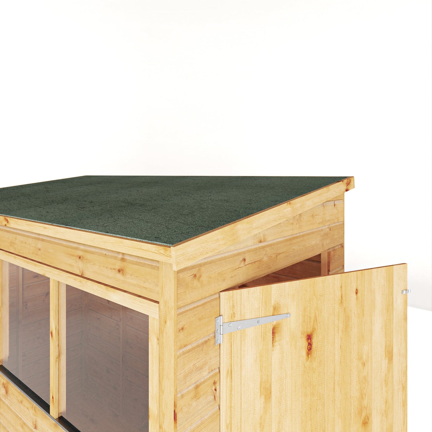 Mercia 8x4 Woodsman Shiplap Pent - Styrene
