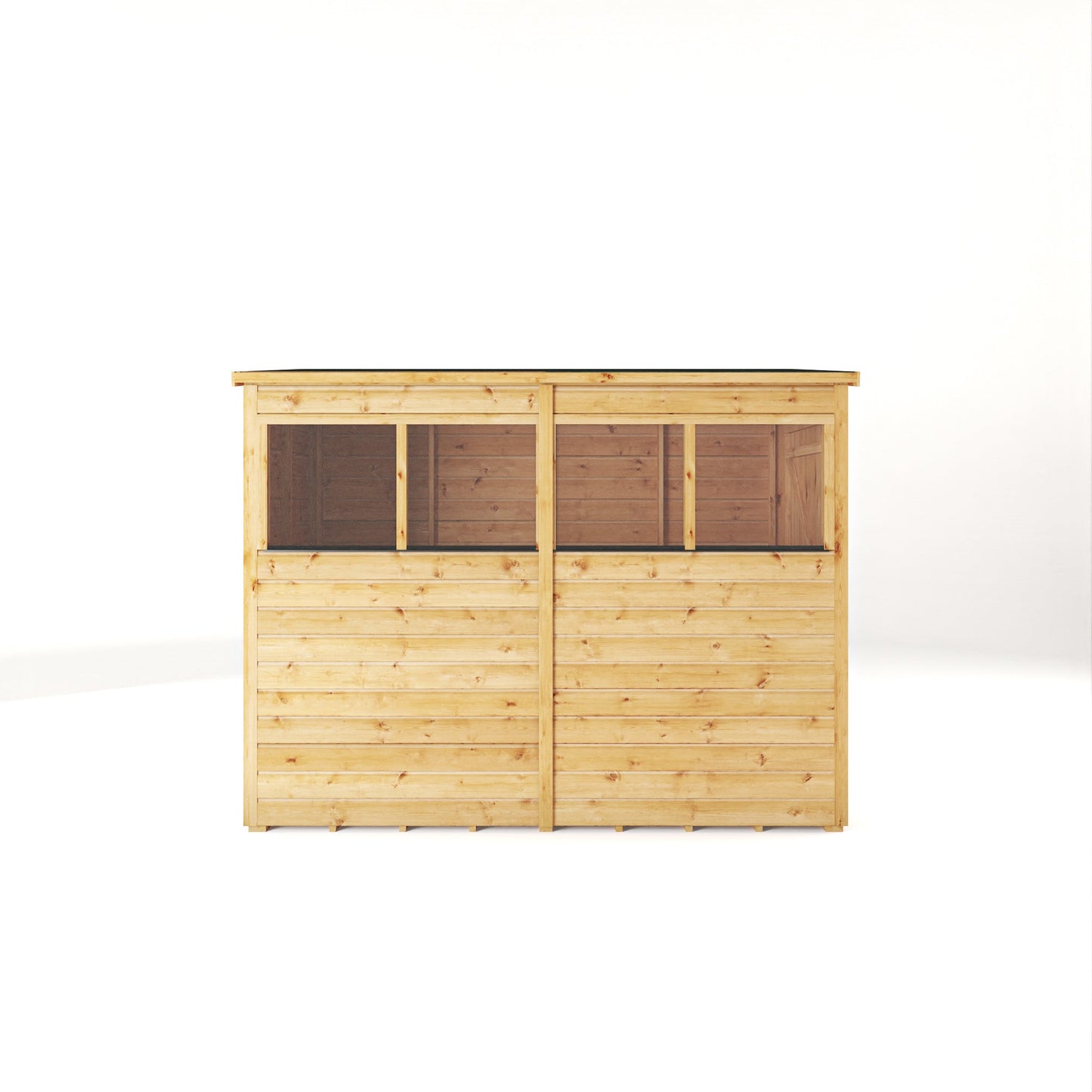 Mercia 8x4 Woodsman Shiplap Pent - Styrene