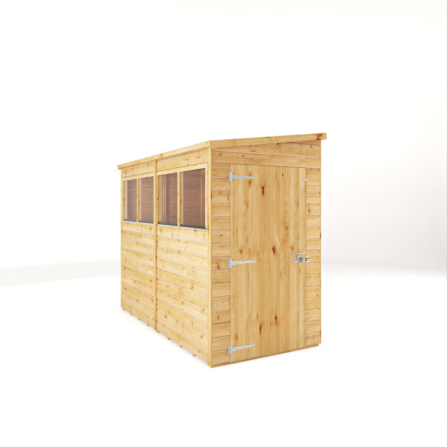 Mercia 8x4 Woodsman Shiplap Pent - Styrene