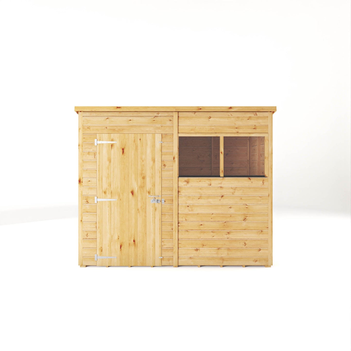 Mercia 8x4 Woodsman Shiplap Pent - Styrene