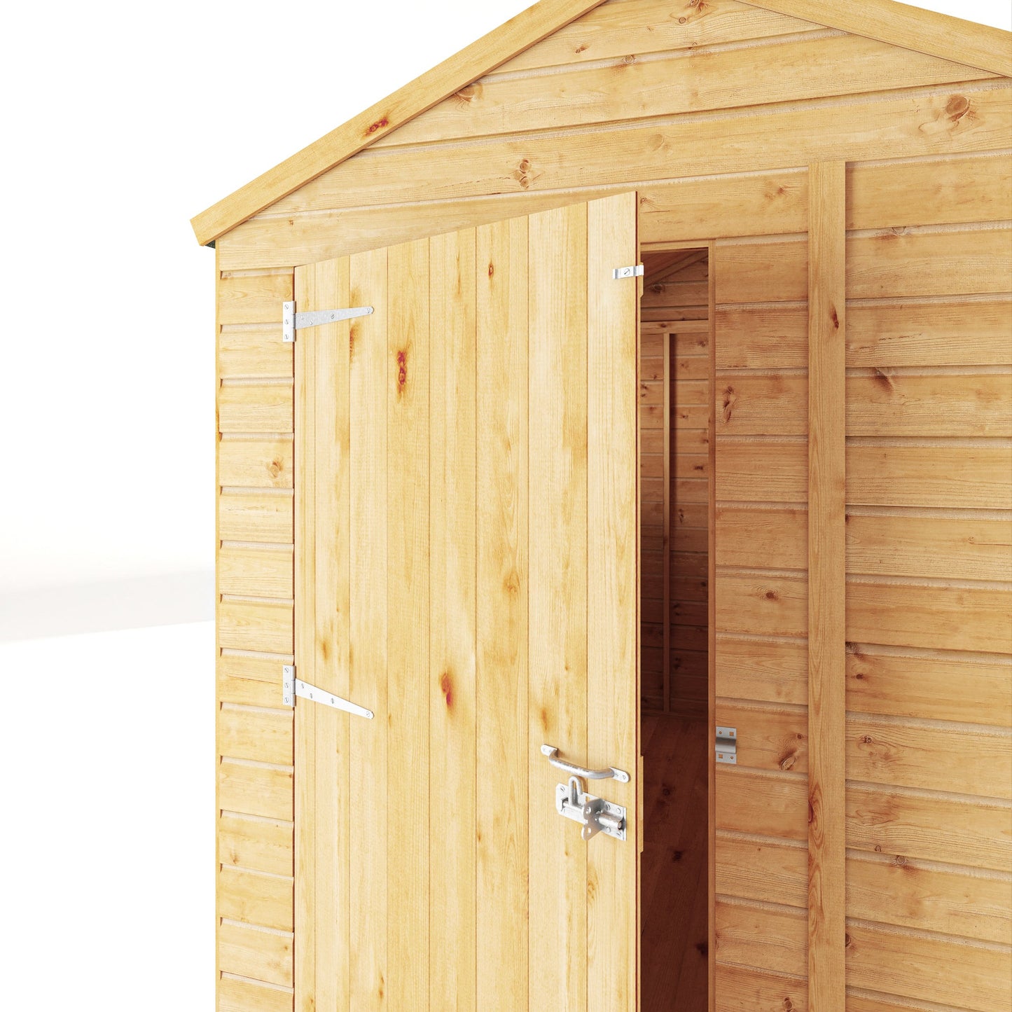 Mercia 8x6 Woodsman Shiplap Apex - Styrene