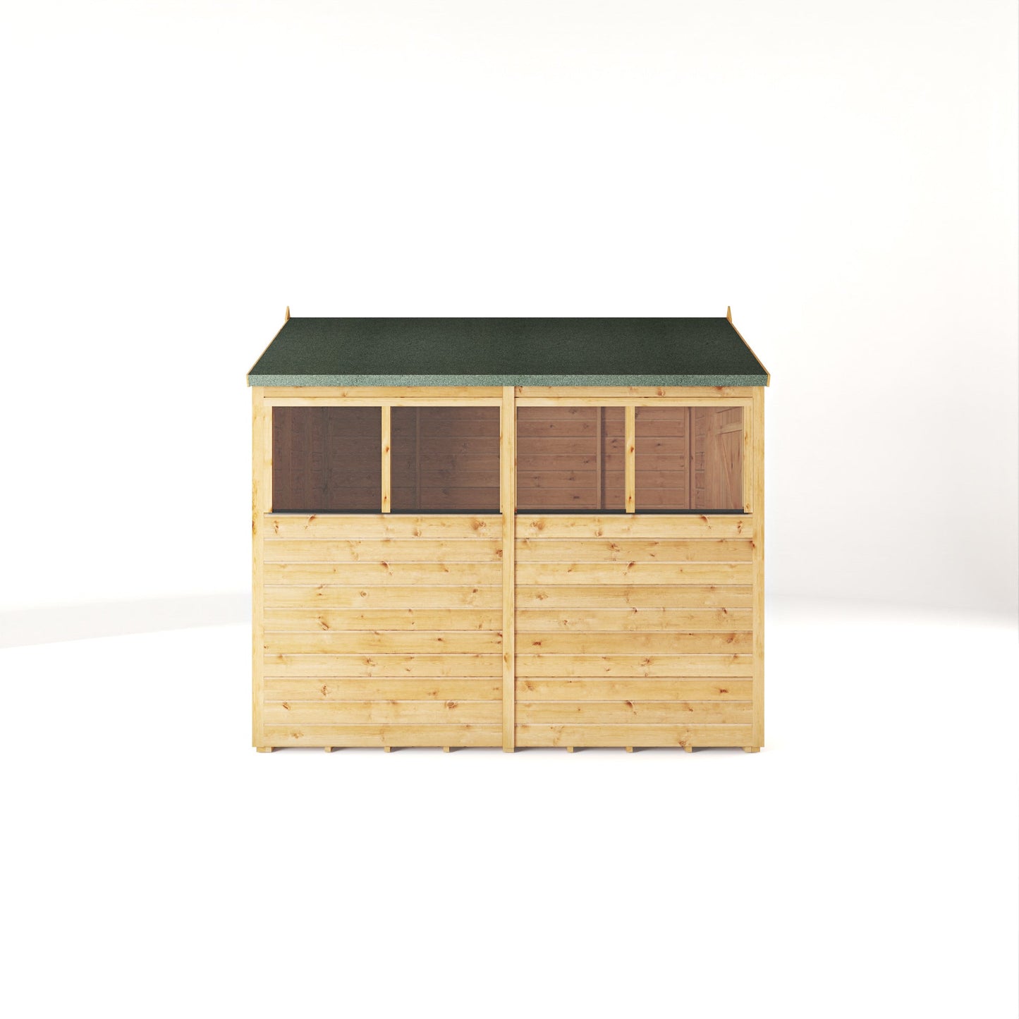 Mercia 8x6 Woodsman Shiplap Apex - Styrene