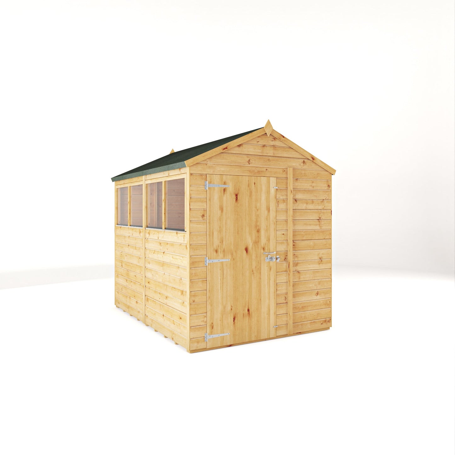 Mercia 8x6 Woodsman Shiplap Apex - Styrene