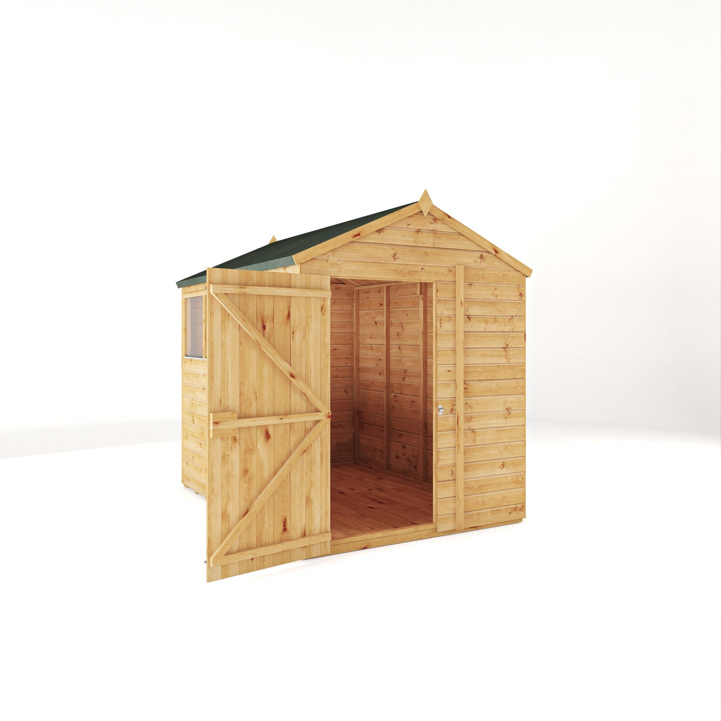 Mercia 8x6 Woodsman Shiplap Apex - Styrene