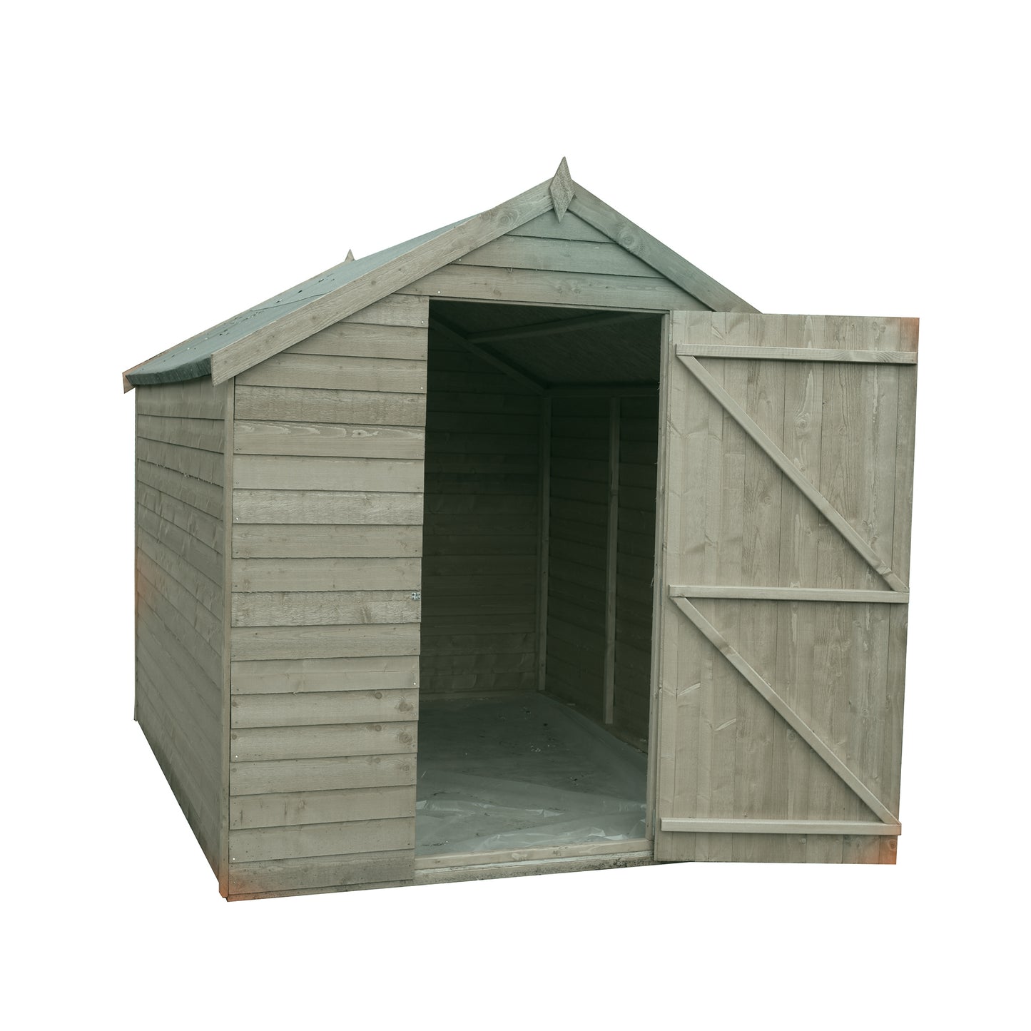 Shire Overlap 8x6 Single Door Value Pressure treated