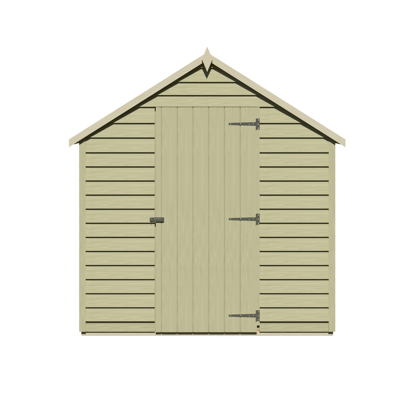 Shire Overlap 8x6 Single Door Value Pressure treated