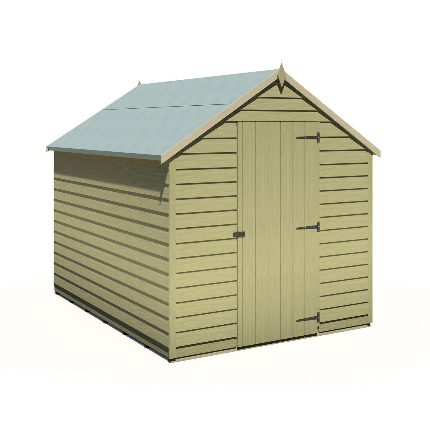 Shire Overlap 8x6 Single Door Value Pressure treated