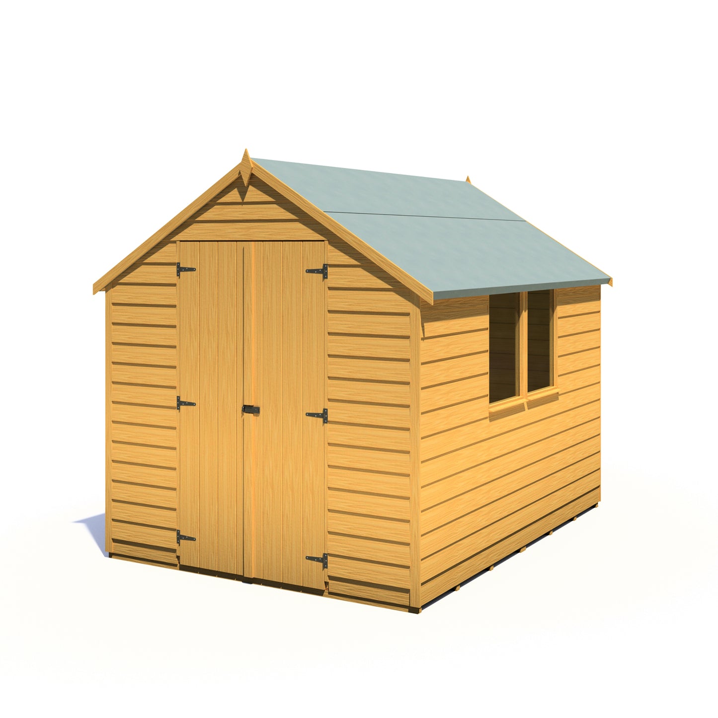 Shire Overlap 8x6 Double Door Value With Window