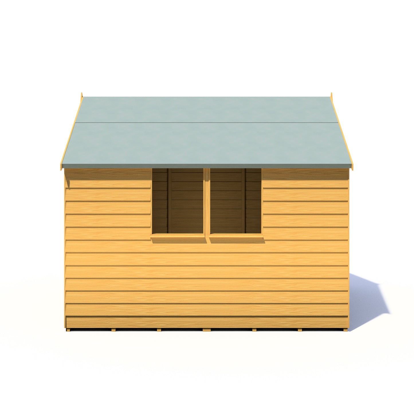 Shire Overlap 8x6 Double Door Value With Window