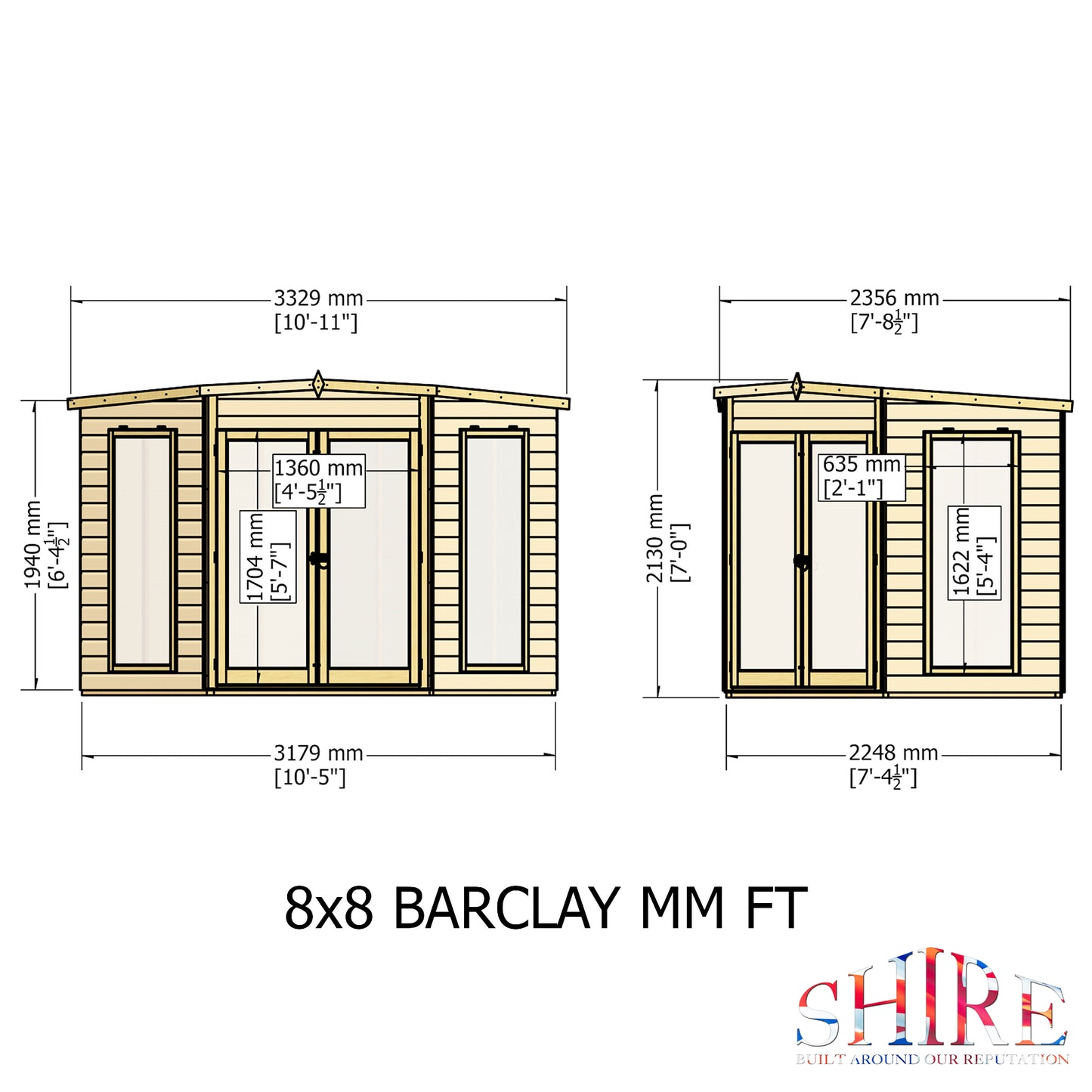 Shire Barclay 8 x 8