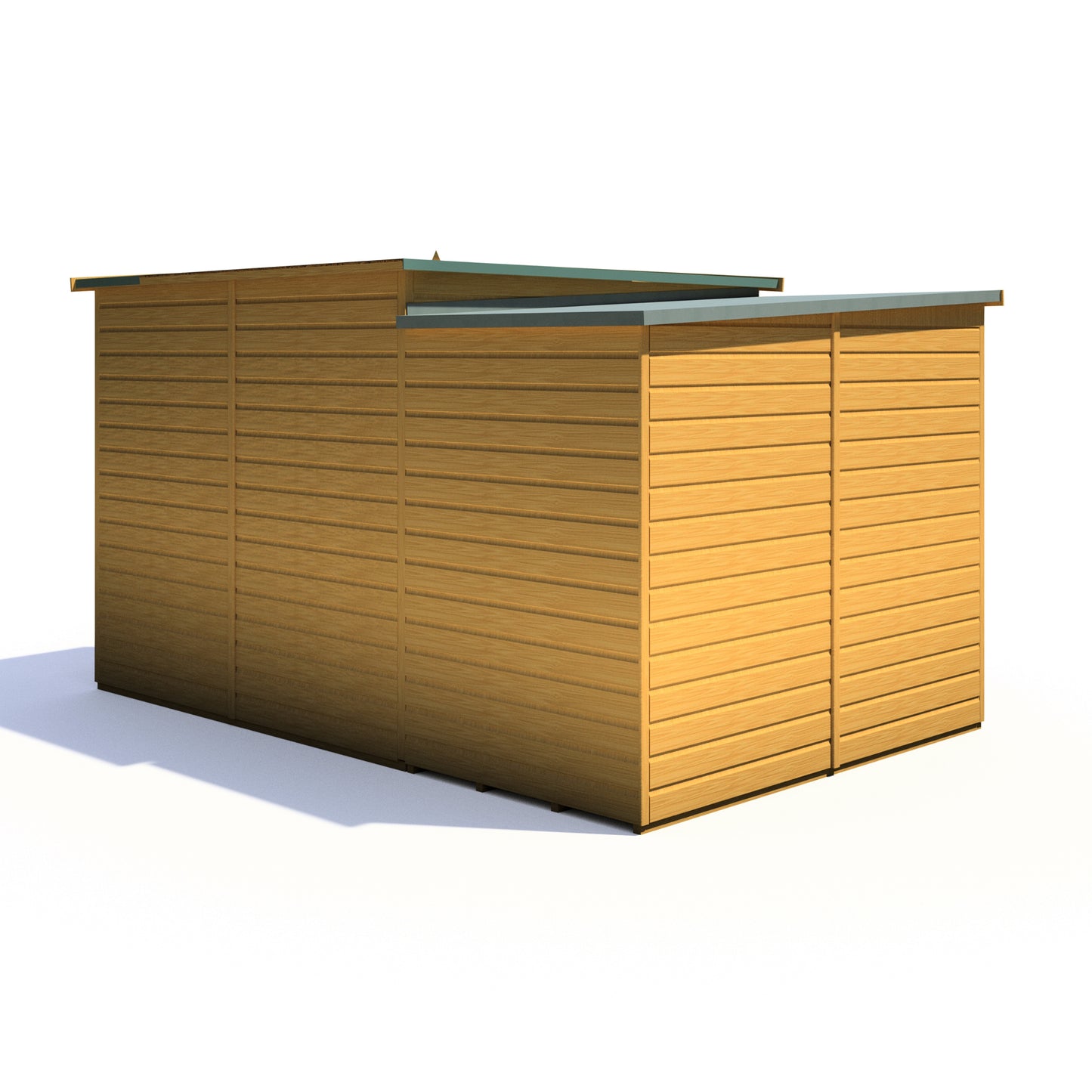 Shire Hampton with Side Shed 8 x 12