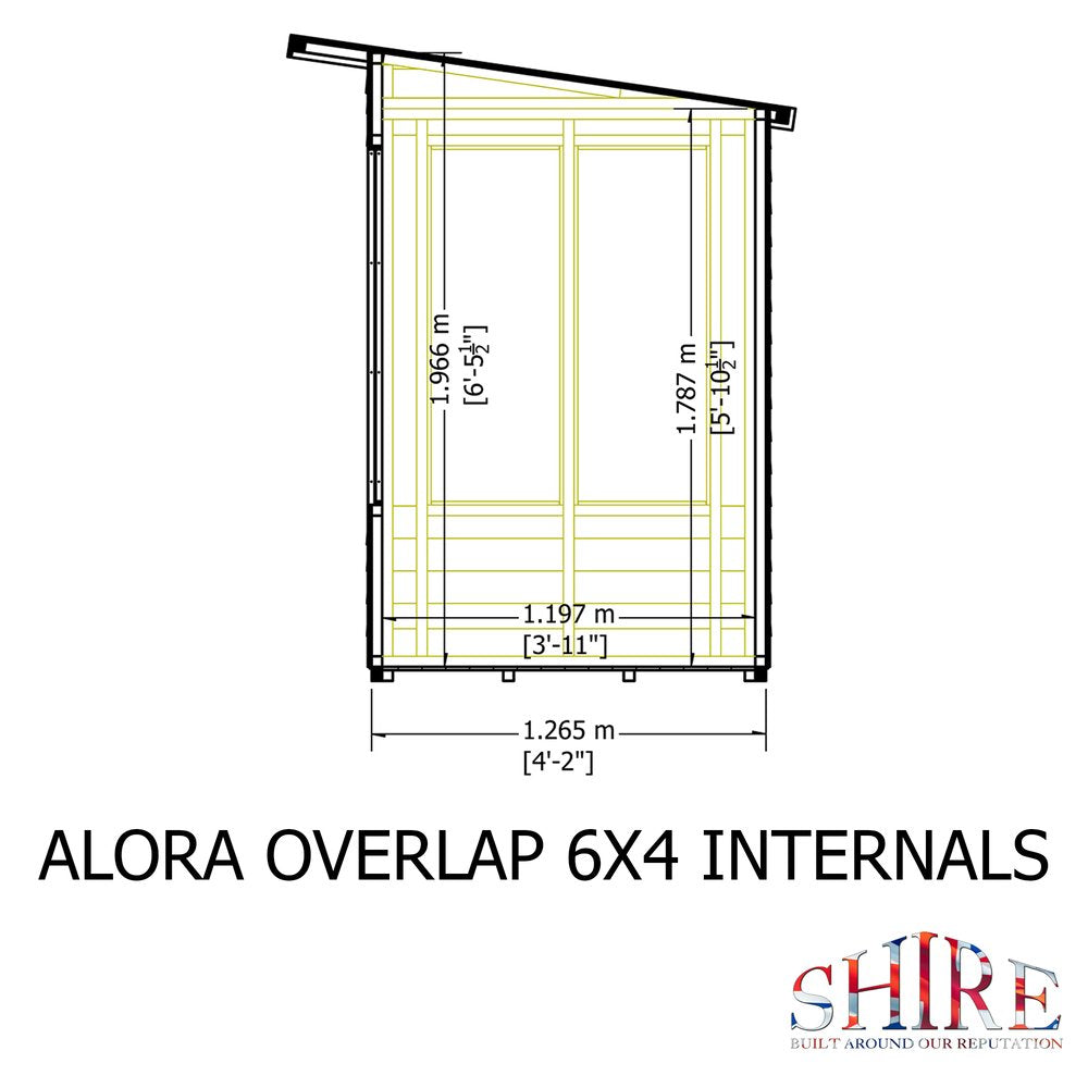 Shire Alora 6x4 Pent Summerhouse