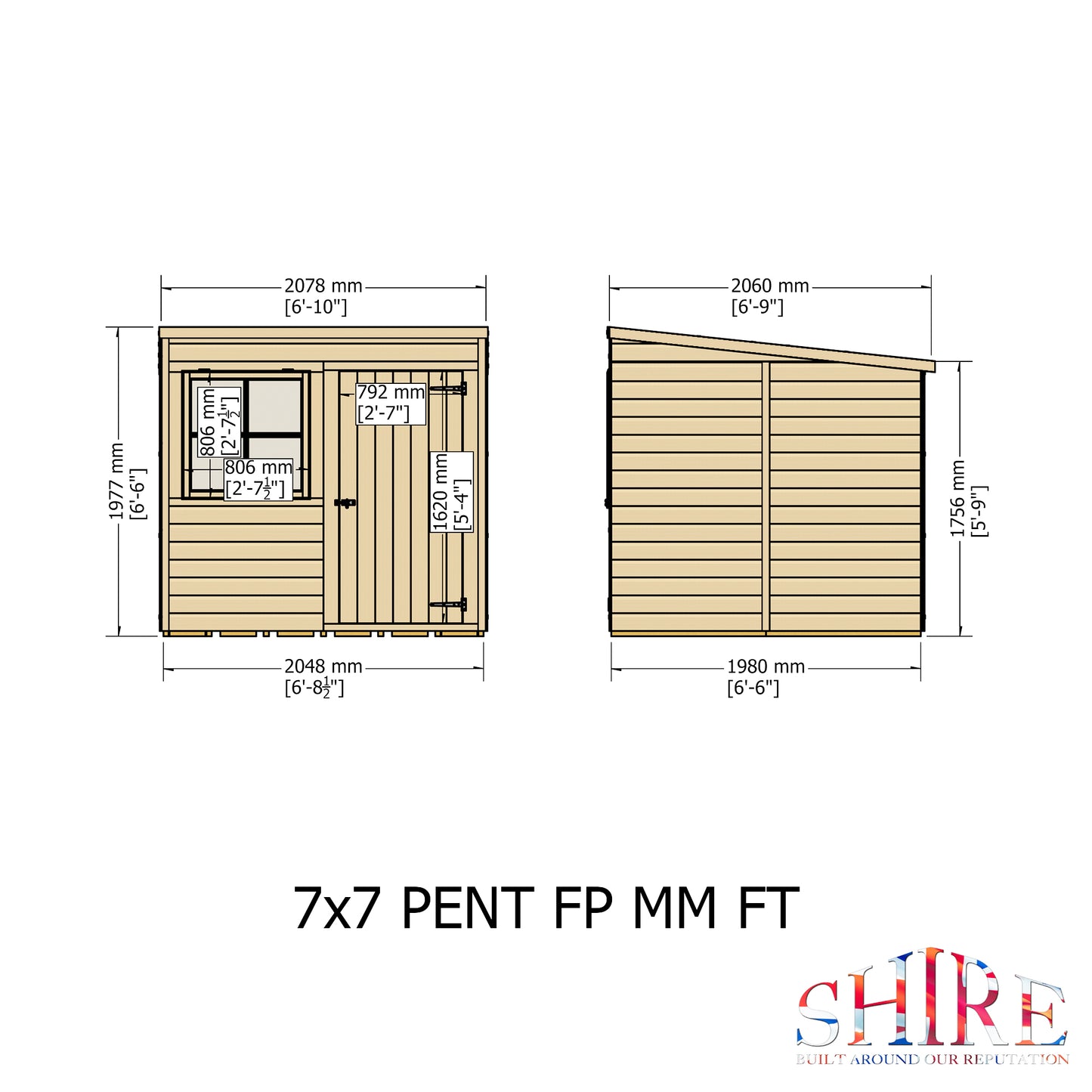 Shire Pent 7 x 7