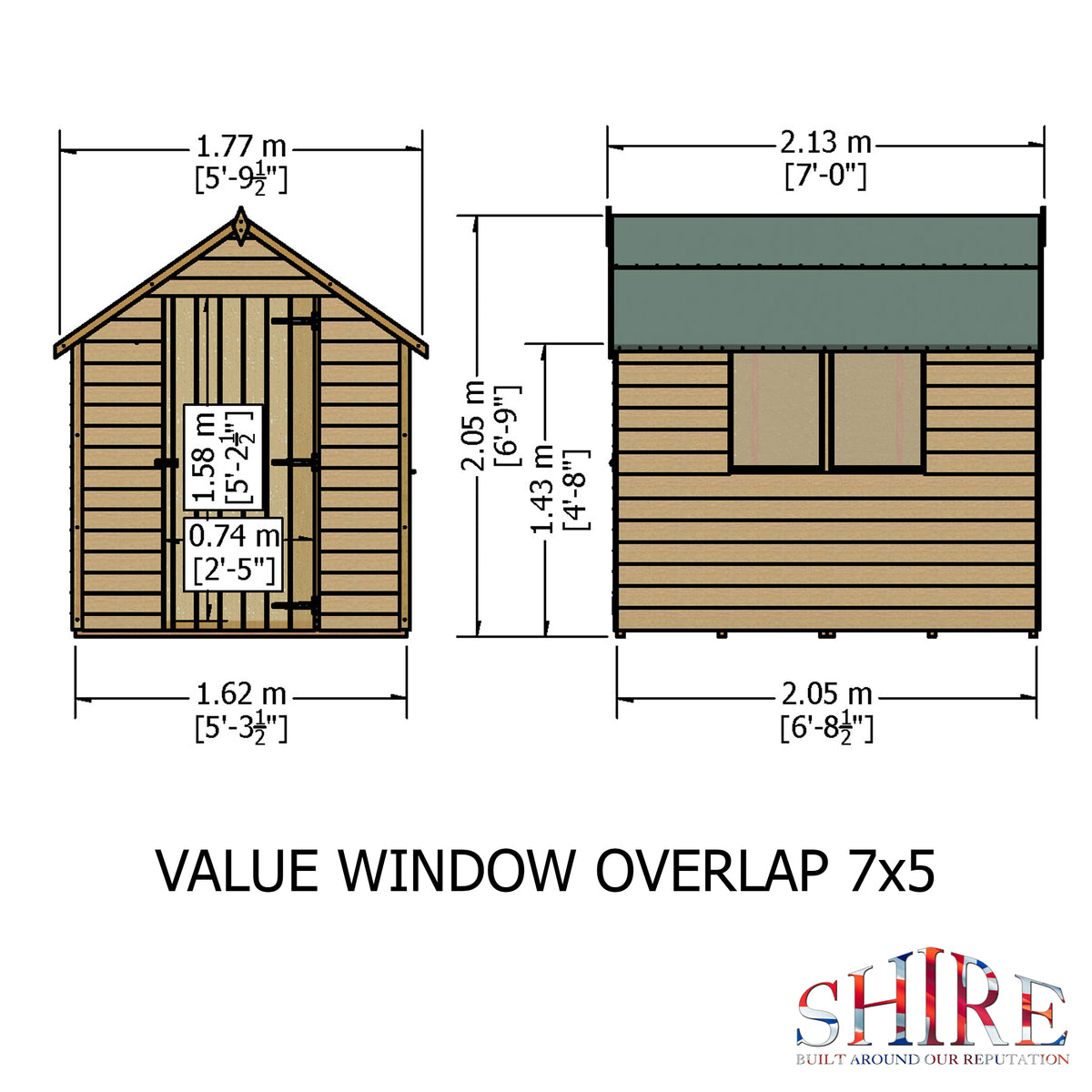Shire Overlap 7x5 Value with Window